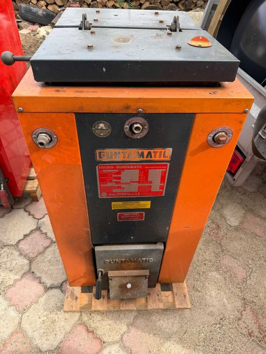 Centrala pe lemne Guntamatic 35kW tabla 10mm ardere clasica