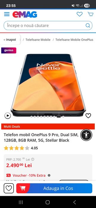 Vând smartphone One Plus 9 pro, impecabil la preț bun!