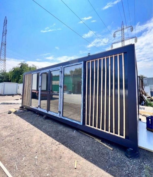 Vand containere modulare cu vitrina avem pe stoc