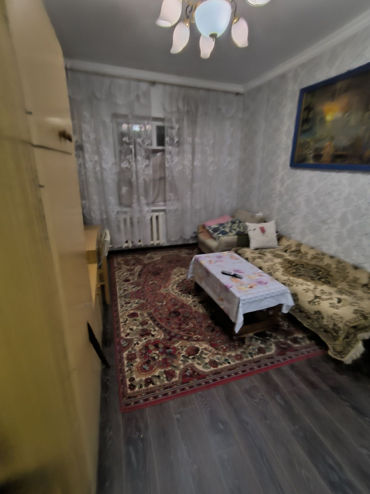 1 ком квартиру. С обстановкой. 3/5 Метро Турон. Сергели 3. Ремонт 38м2