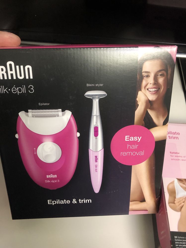 Epilator plus me tuns corp set nou Braun