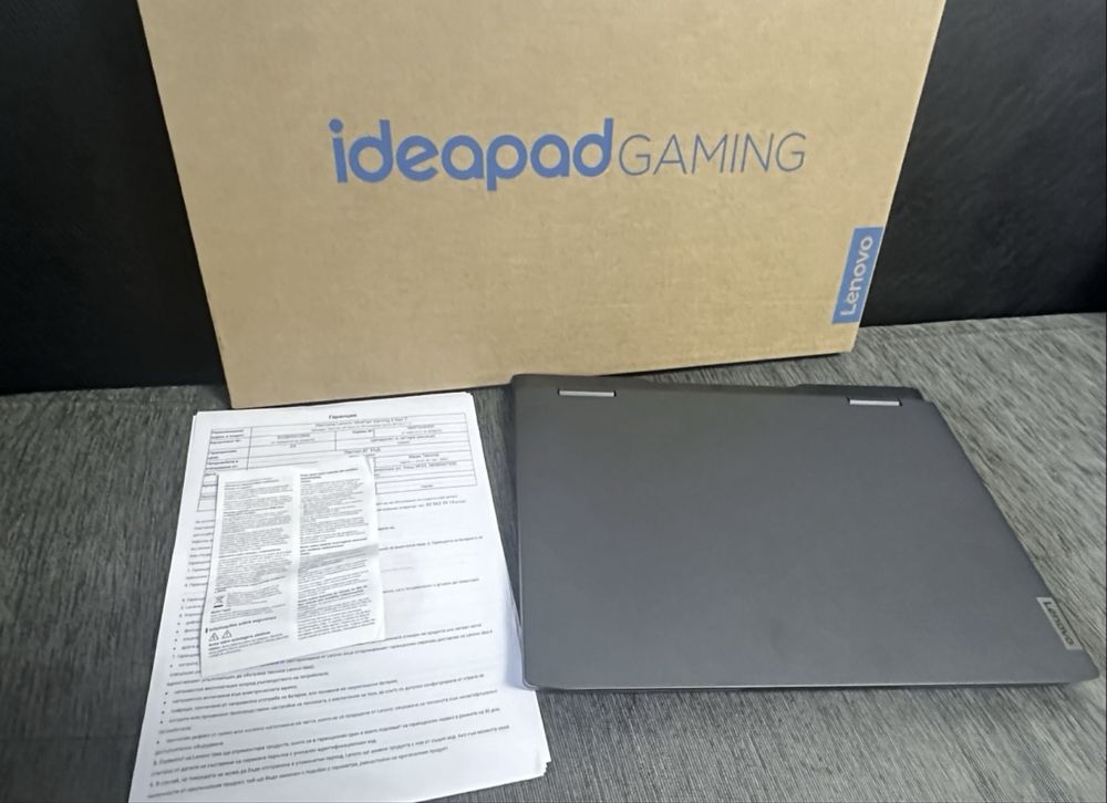НОВ 15.6' 512GB Lenovo IdeaPad Gaming 3 15ARH7 Laptop.bg Гаранция 2026