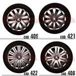 Capace roti Peugeot la set de 4 buc,Capace janta aliaj,Embleme