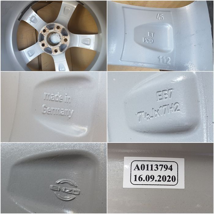 jante aliaj 17; 5x112; Mercedes C, V class, w204,w205, Vito w447, GLK