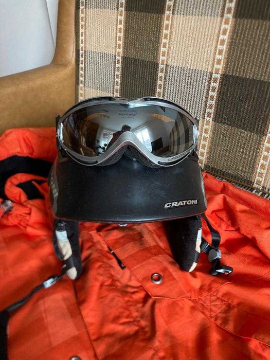 Casca ski CRATONI XL/XXL(60-63CM) si ochelari UVEX supersonc pro 2