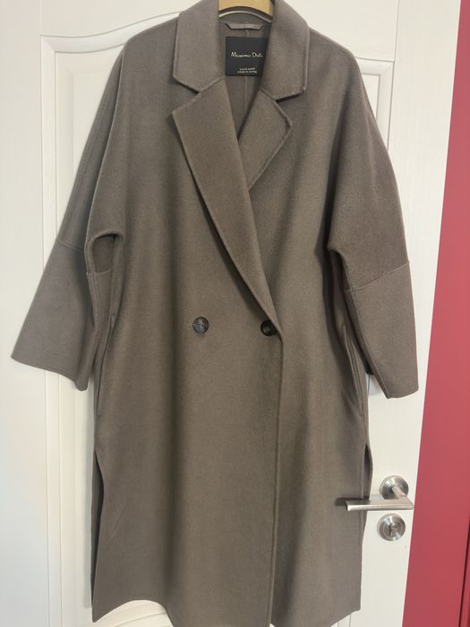 Palton handmade lana Massimo Dutti