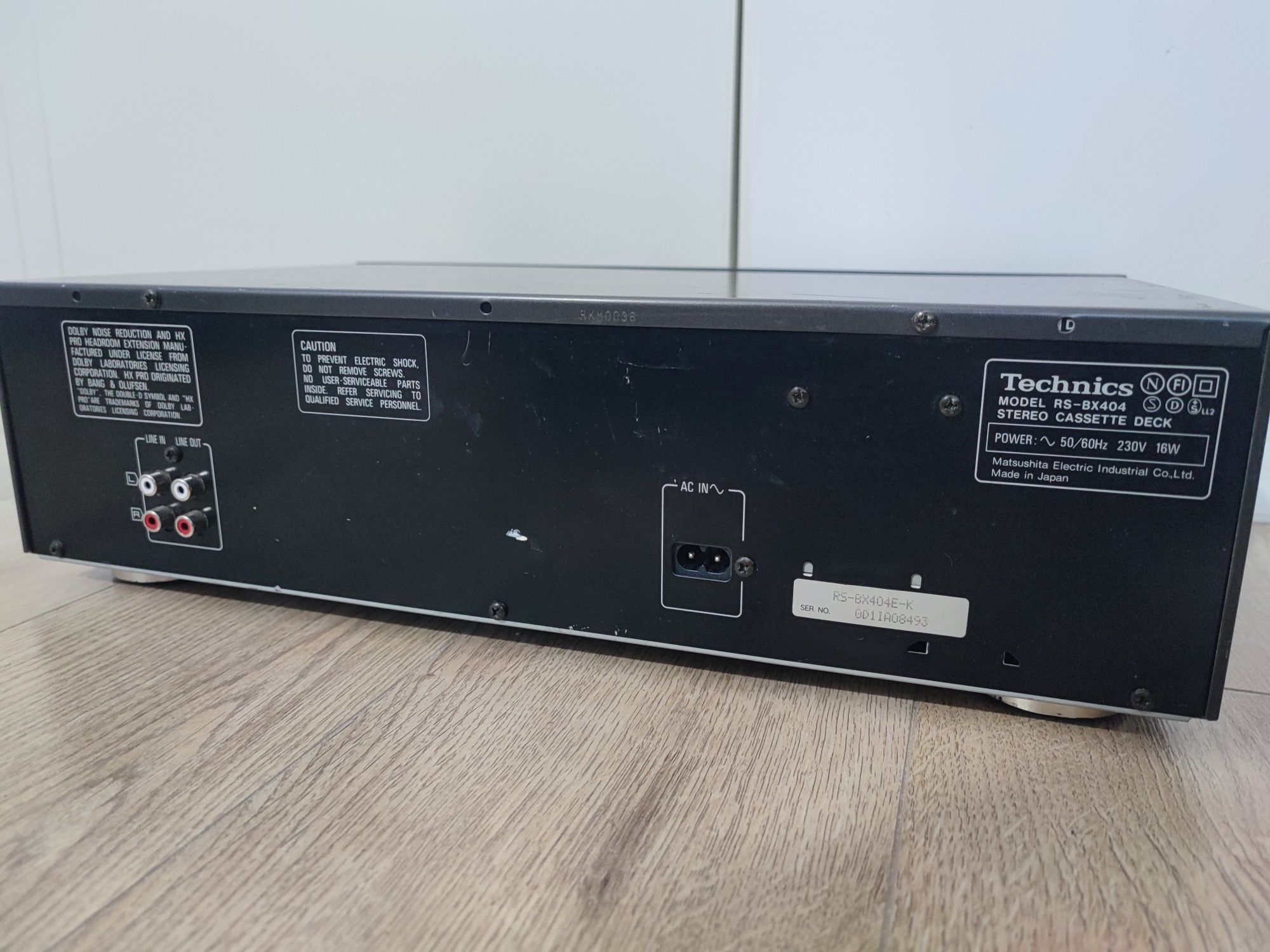 Deck Technics RS-BX404 PXS cap stereo cassette deck