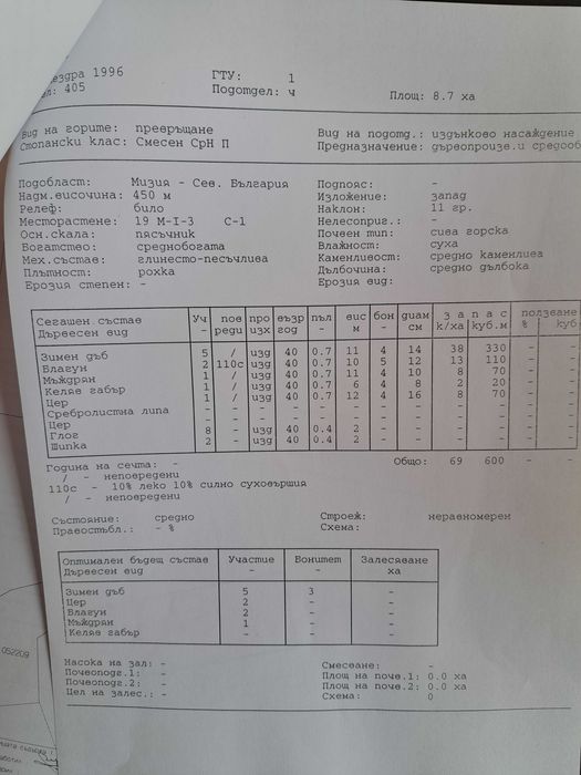 Гори в с.Типченица,обл.Враца