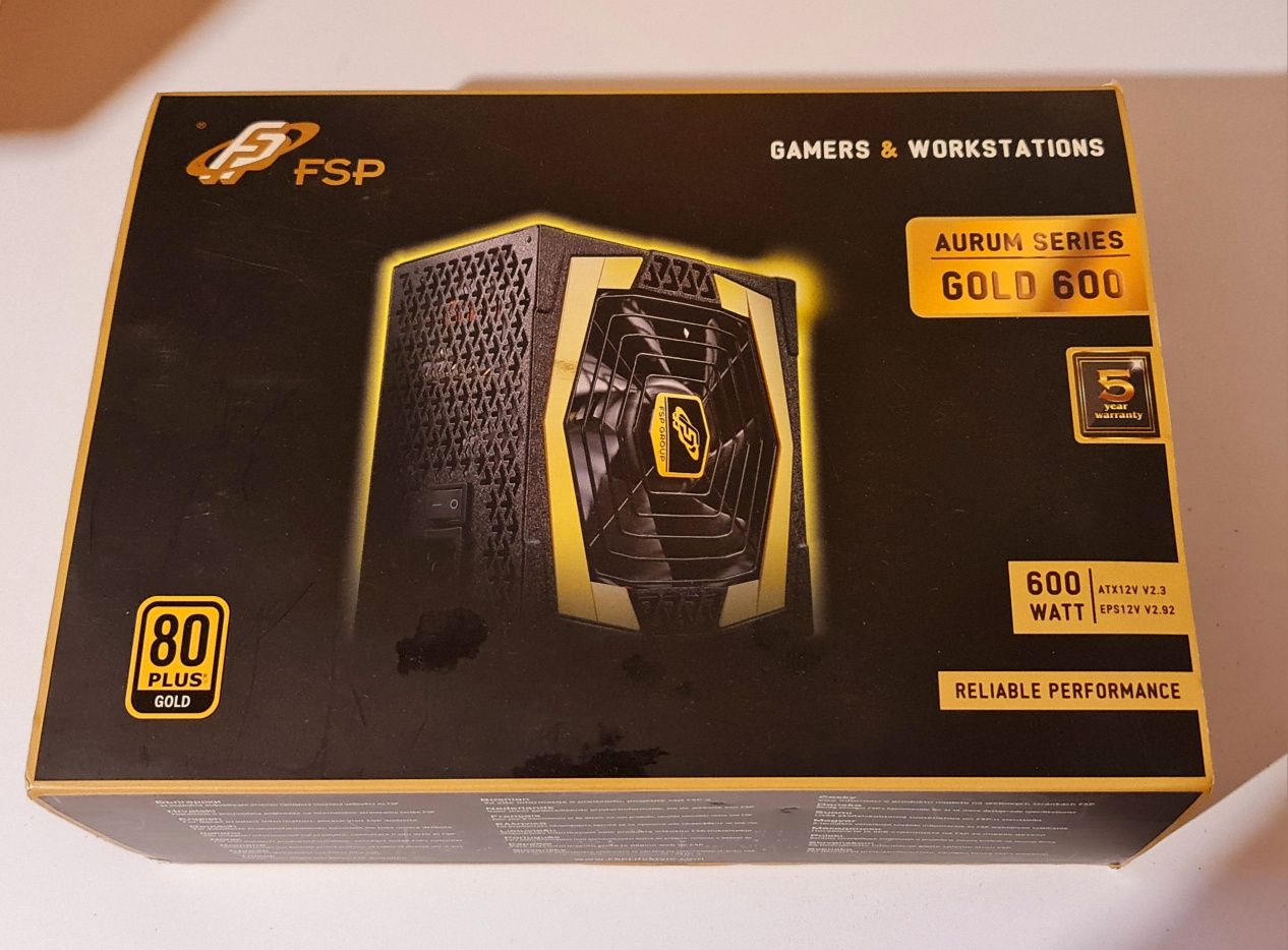 Sursa FSP 600W certificare 80 Plus GOLD Full Box