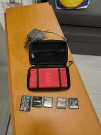 Consola joc portabil Nintendo DS Lite cu card jocuri R4