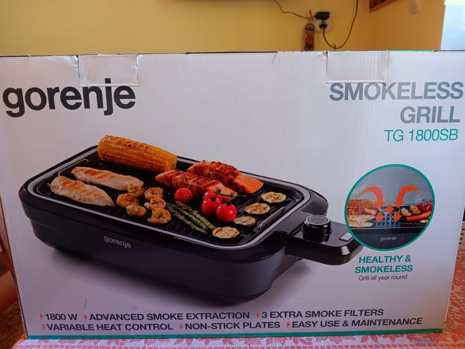 Бездимна електрическа скара Gorenje