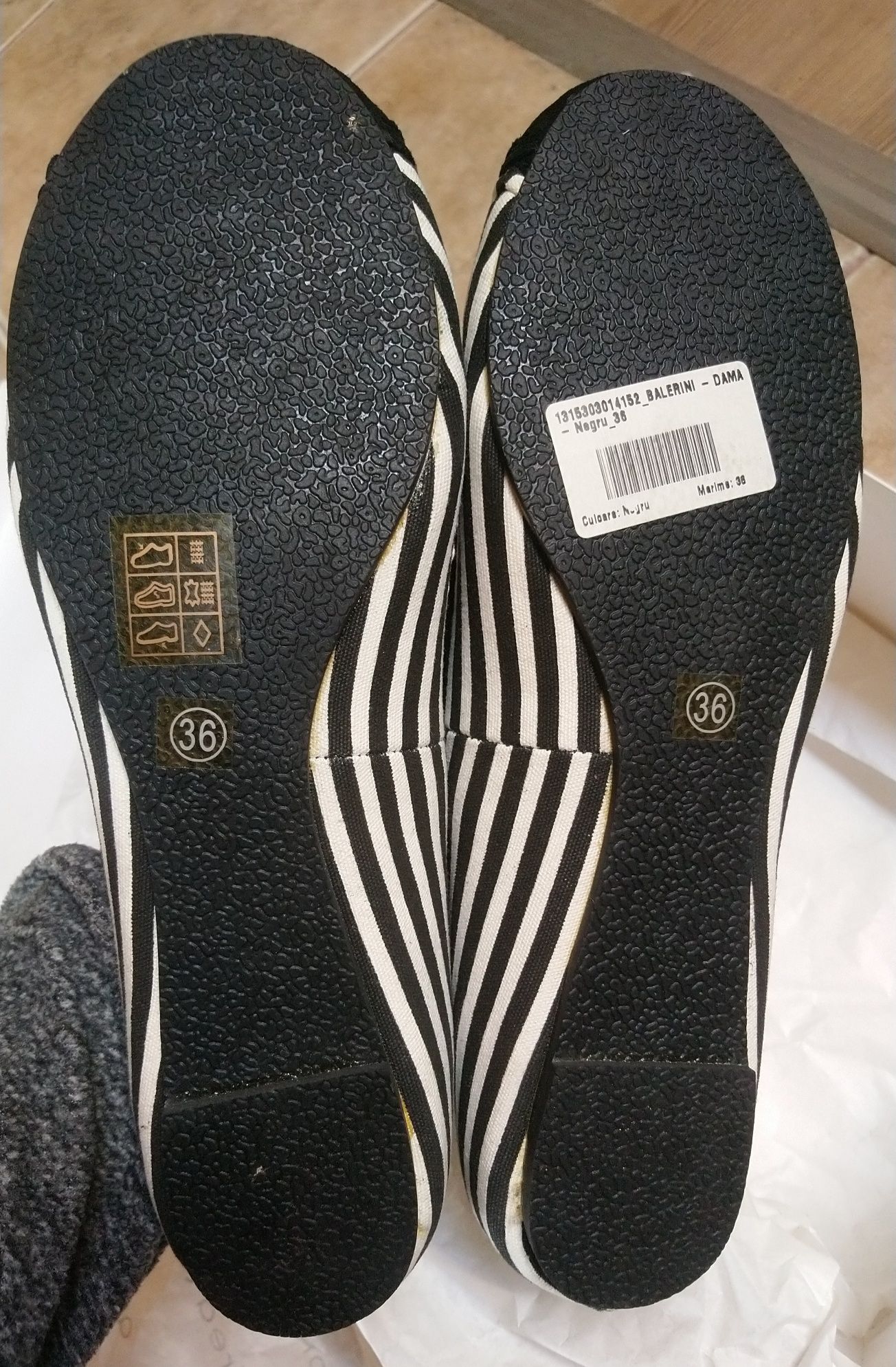 36 balerini cu piele Yoshino Noi