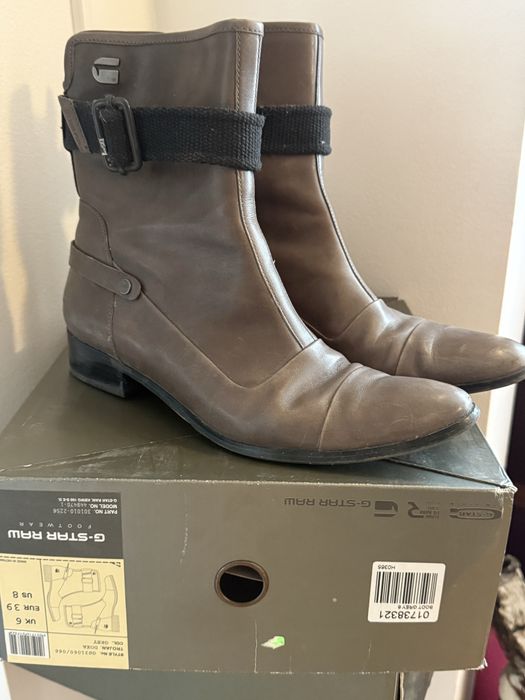 Боти G Star 39/40 номер естествена кожа