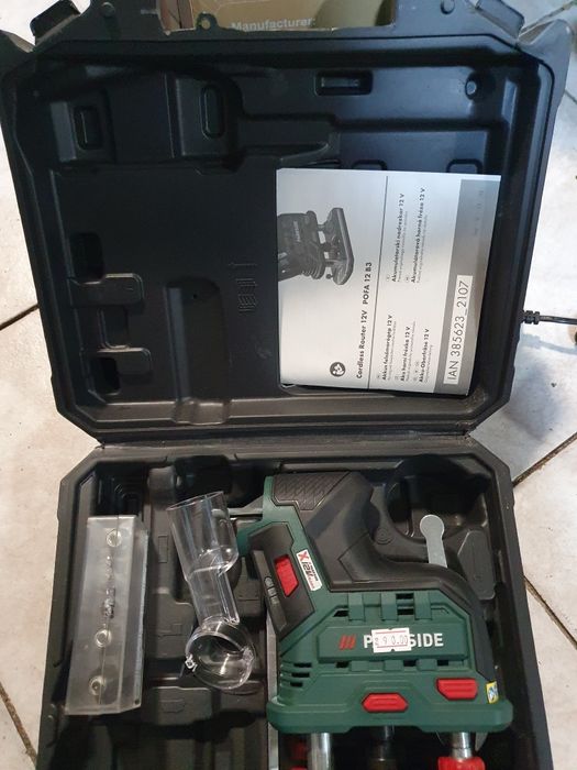 PARKSIDE® 12 V безжична оберфреза»POFA 12 B3«, без батерия и зарядно у