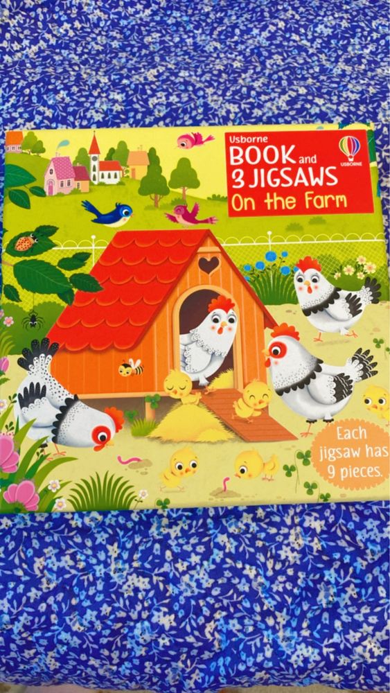 Set 3 Puzzle Usborne+ carte