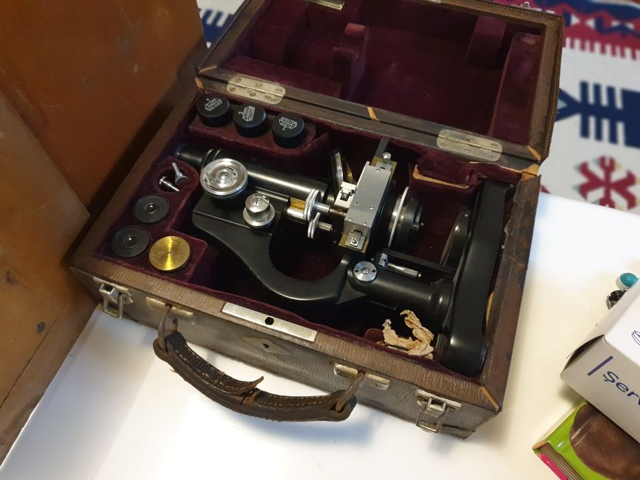 Microscop Leitz, Leica cu obiective, de colectie