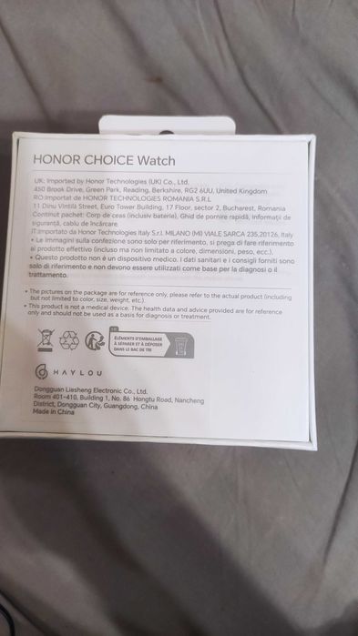 Honor Choice Watch, Black смарт часовник