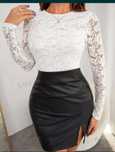 Bluza alba eleganta mar L