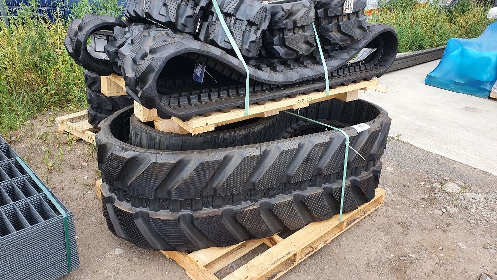 Senile de cauciuc  450x81x76 450x72,5x74w hardox foreza rampe  jcb cat