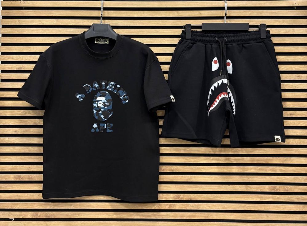 Denim Tears | Bape | Sp5der | Syna World Летен Екип Мъжки Комплект Сет