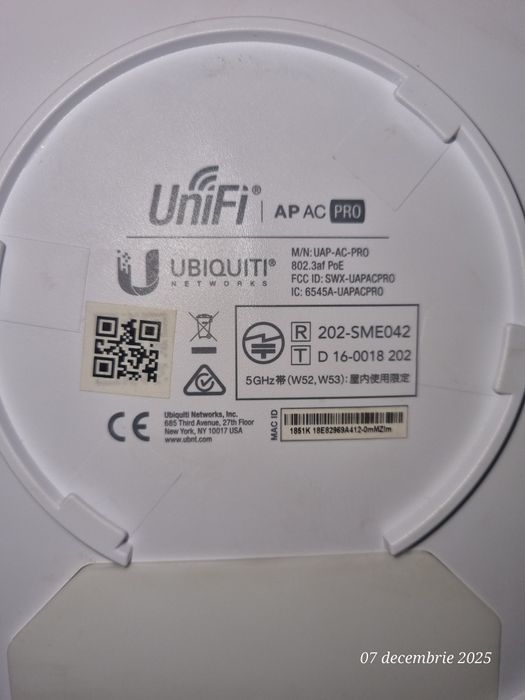 Unifi Ubiquiti AP AC PRO