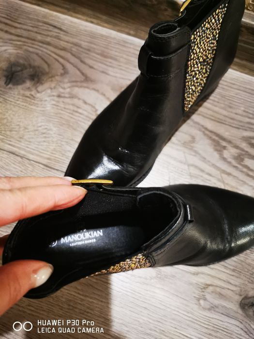 Vând botine piele