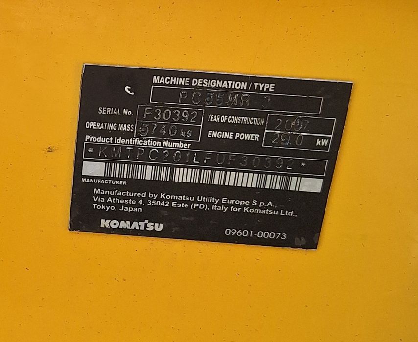 Excavator Komatsu PC 55 / 5.5 Tone /Recent adus / 3 cupe Variante SUV