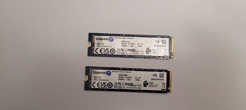 SSD Kingston NV3 de 1TB PCI Express 4.0 ,nou , zero ore