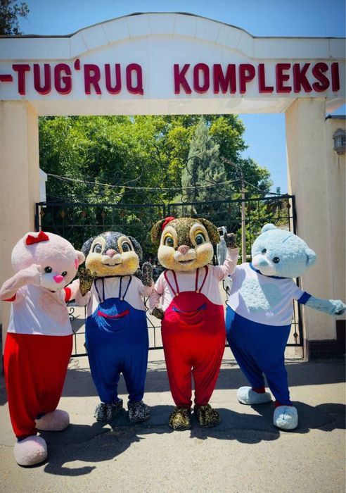 Ayiqchalar,multfilm qaxramonlari, shar oformleniya
