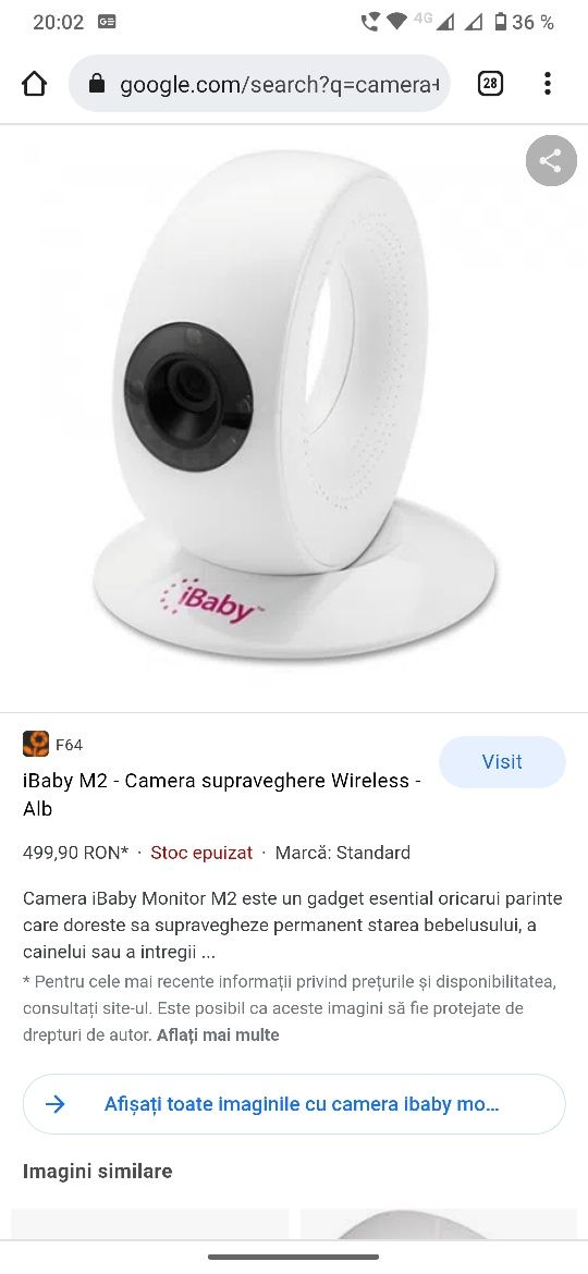 Camera supraveghere i Baby