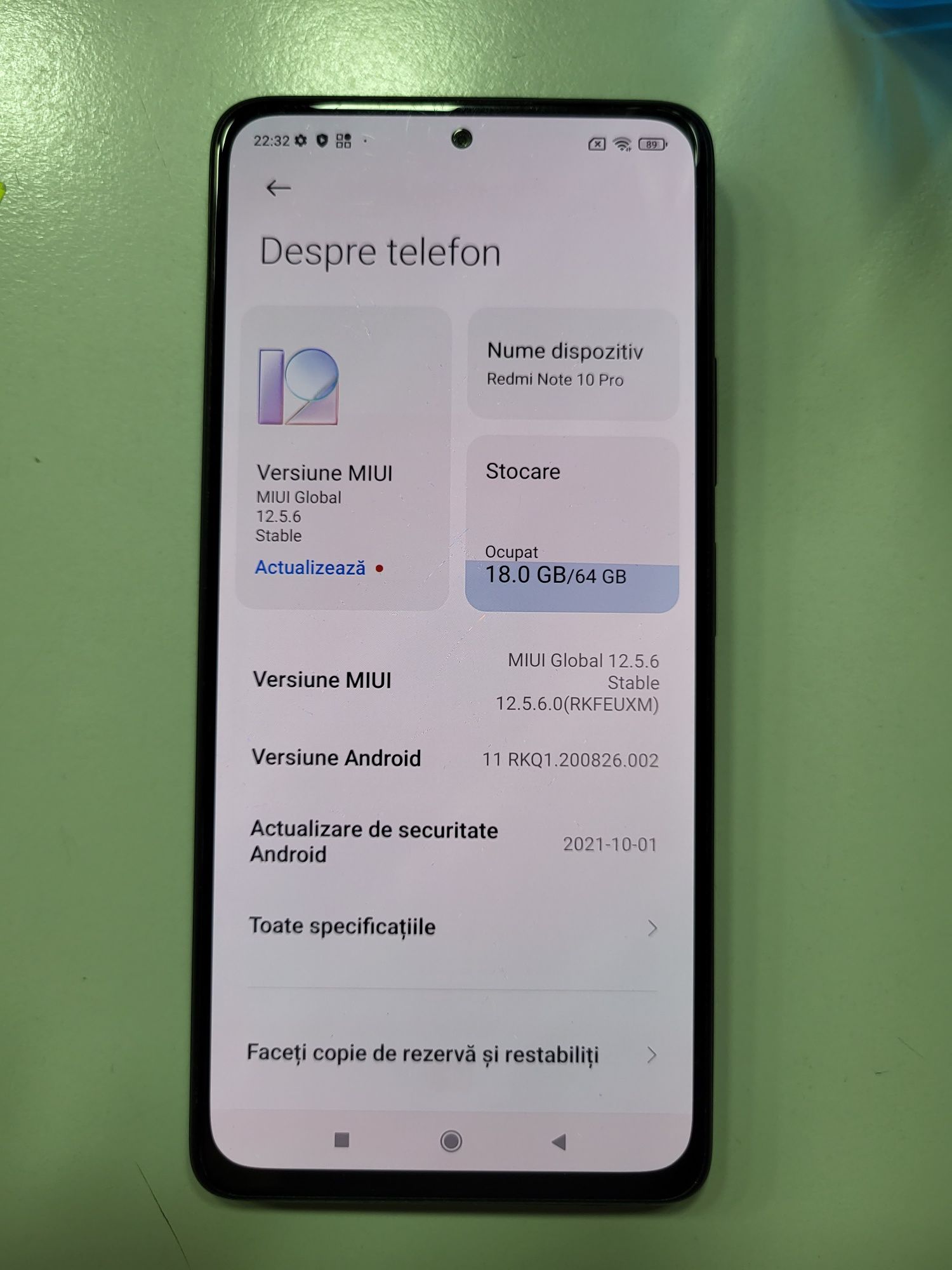 Xiaomi REDMI Note 10 Pro Dual Sim ca Nou Impecabil