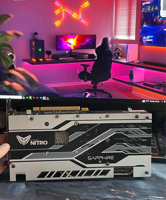 Placa de video radeon rx580 8gb nitro saphire