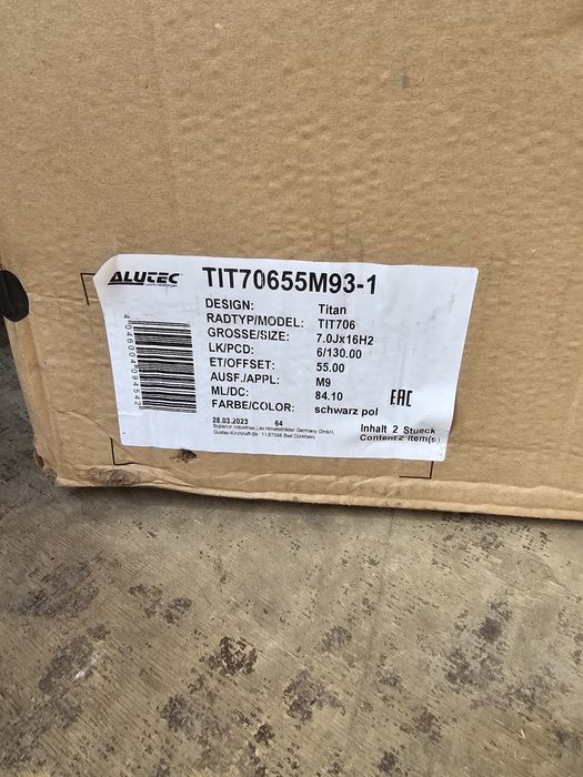 16" Оригинални джанти Alutec за Мерцедес Спринтер VW Крафтер 16 6 130