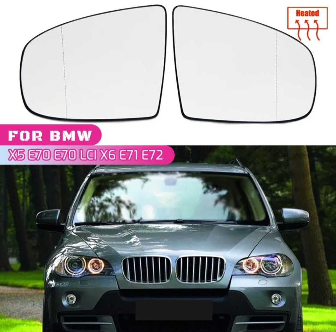 Стъкла за огледала за БМВ Х5 Х6 Е70 Е71 BMW X5 X6 огледало стъкло