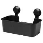 Cos cu ventuza IKEA TISKEN, negru, 904.985.28