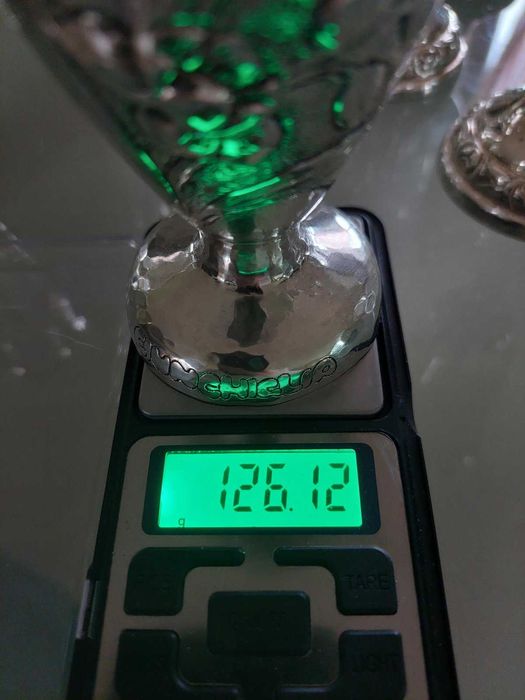 Сребърни чаши,проба 800  за вино вода - 180- 250 мл.сребърна чаша