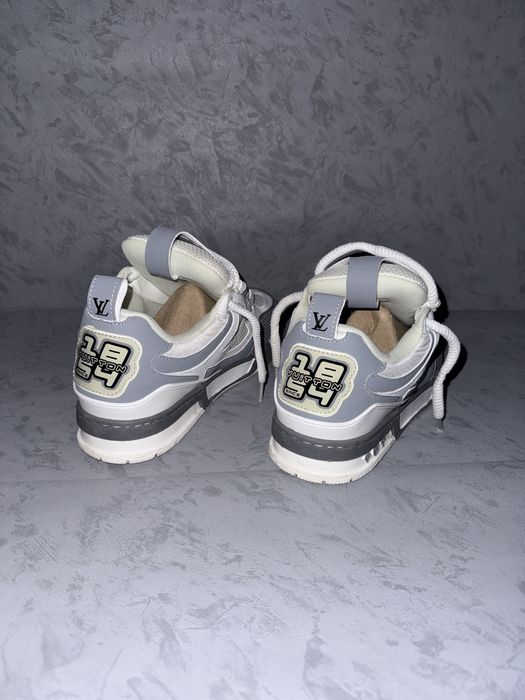 Louis Vuitton Skate Sneakers White & Grey - Lv 41 номер Сиво-Бели