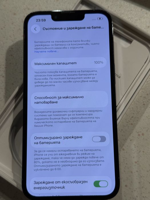 iPhone 13 Pro 128GB Sierra Blue – Перфектен, 100% Батерия!
