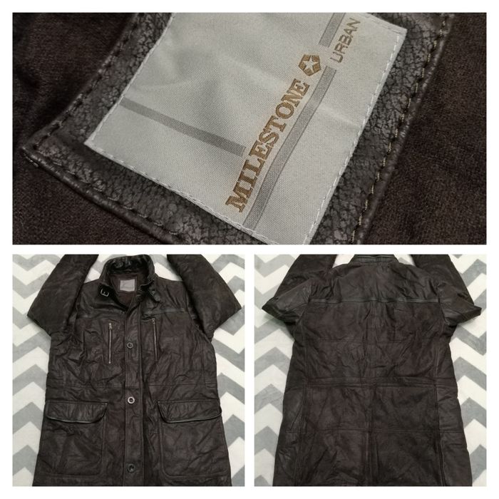 MILESTONE geacă piele URBAN bărbați TOP | 56/XXL | transport GRATUIT‼️