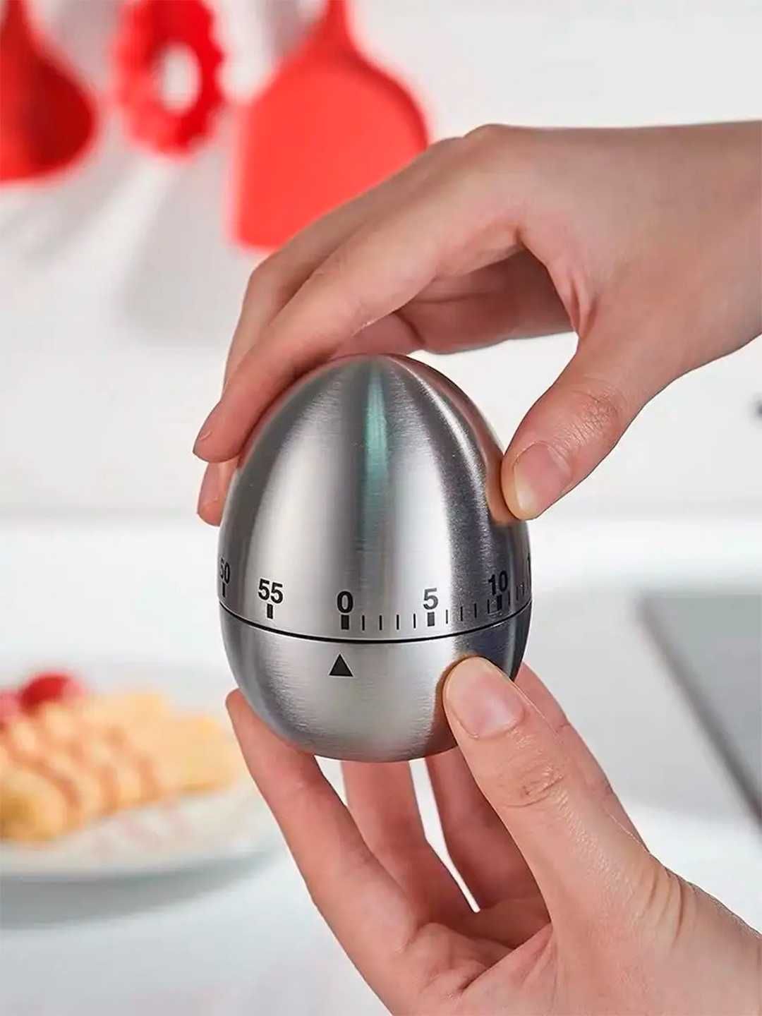 Таймер кухонный металлический Яйцо