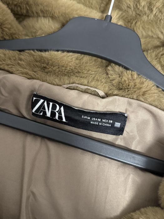 Blană scurtă maro Zara