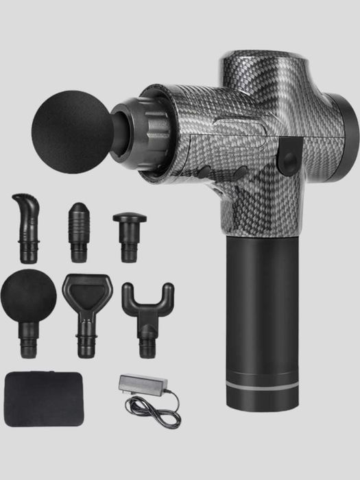 Масажор с 30 Скорости (24V), 6 Приставки за Масаж + Подарък Куфарче