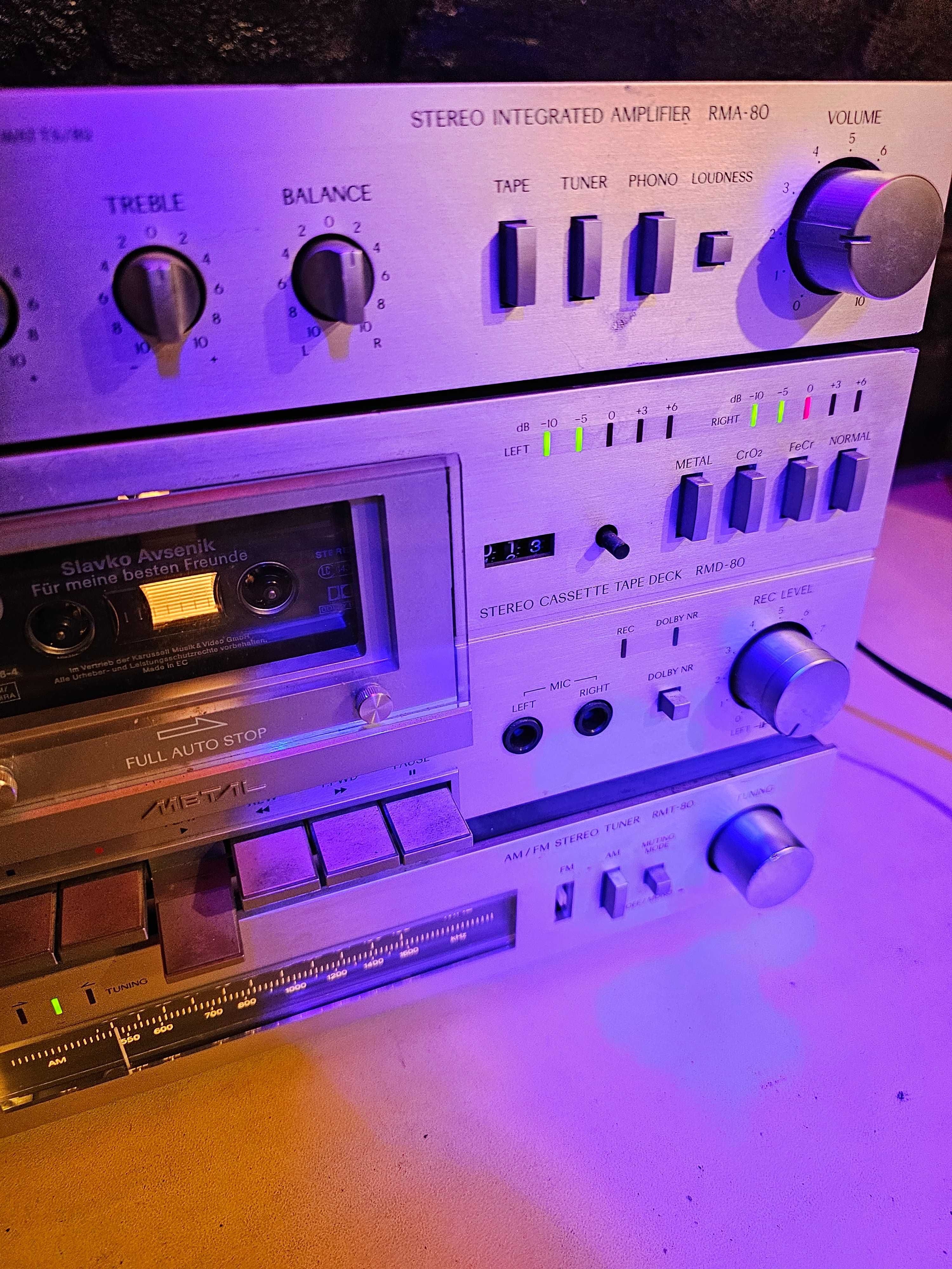 Statie linie Rotel RMA-80 Deck RMD-80 Tuner RMT-80 JAPAN