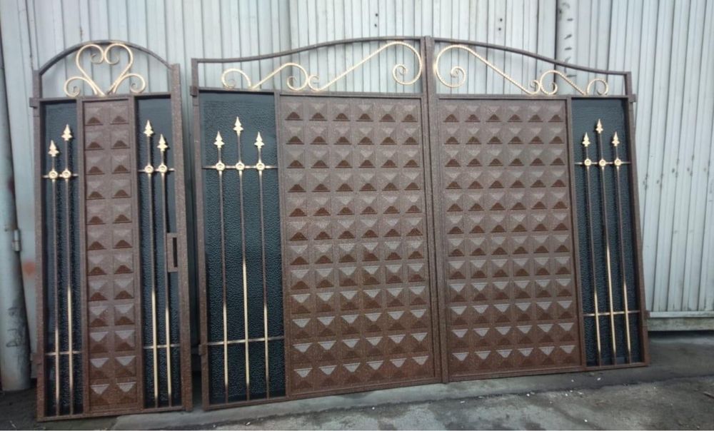 Ворота на заказ и в наличии, с установкой и без установки