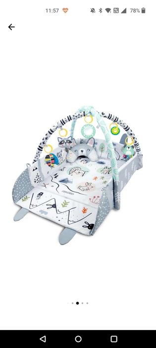 Saltea de Activitati si Spatiu de Joaca 3in1