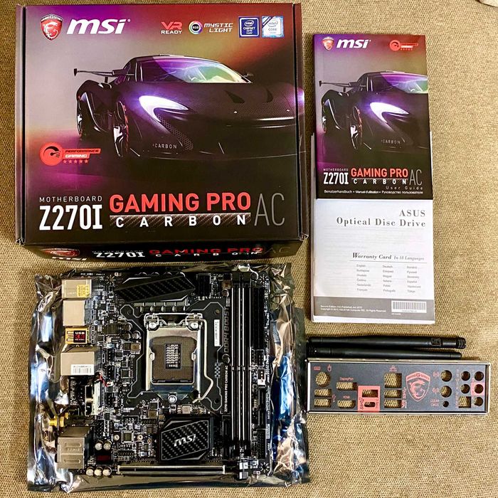 Placa de baza MSI Pro carbon AC iTX