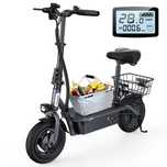 Trotinetă electrică F2 1000W cu motor și scaun