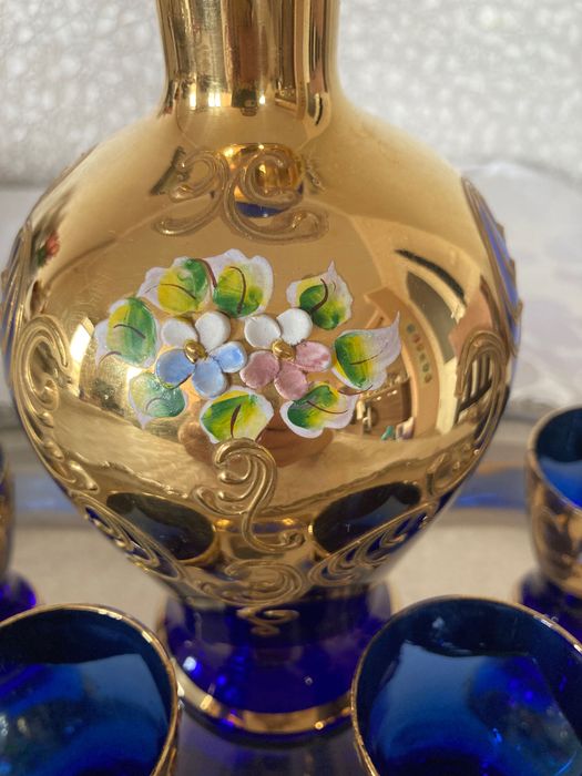 Сервиз MURANO от духано венецианско стъкло
