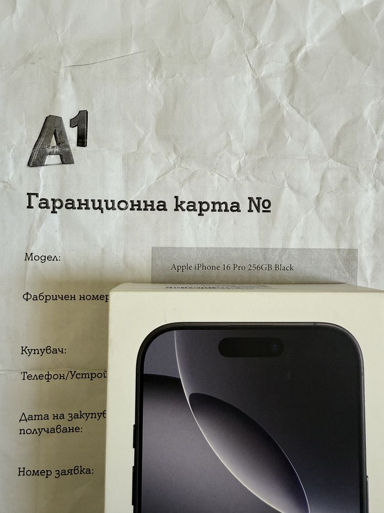 НОВ Iphone 16 Pro 256GB 5G 24м. ГАРАНЦИЯ