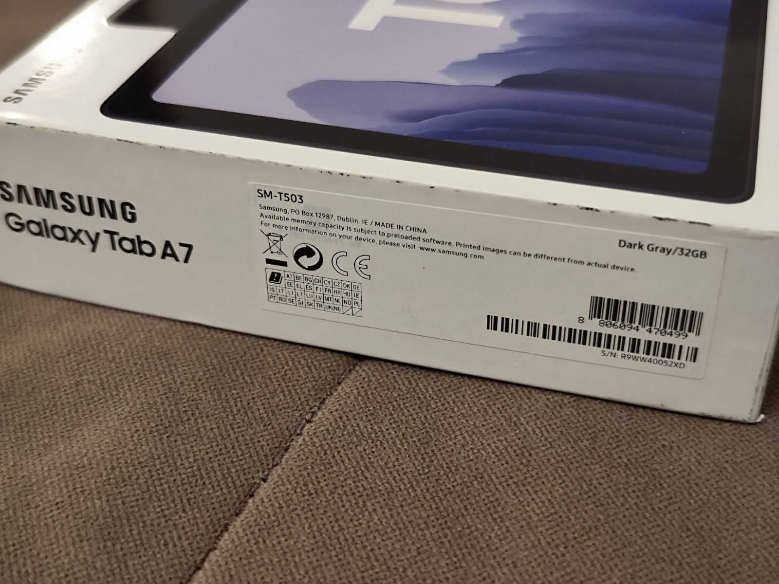 Таблет SAMSUNG Galaxy Tab A7 WiFi 10.4", 32/3 GB, Dark Gray, SM-T503